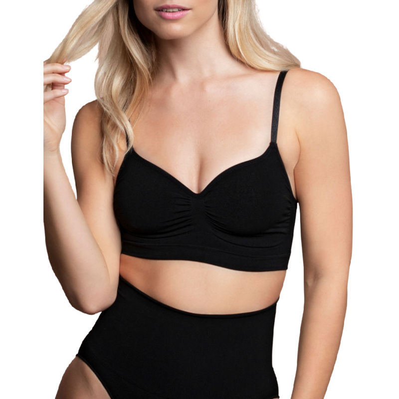 BYE-BRA – MEDIUM CONTROL SUJETADOR SIN COSTURAS NEGRO TALLA S BYE-BRA – MEDIUM CONTROL SUJETADOR SIN COSTURAS NEGRO TALLA S