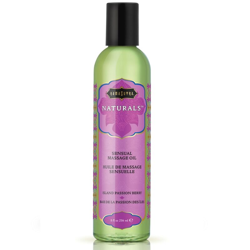 KAMASUTRA – OLIO DA MASSAGGIO NATURALE BACCA DELLA PASSIONE 236 ML