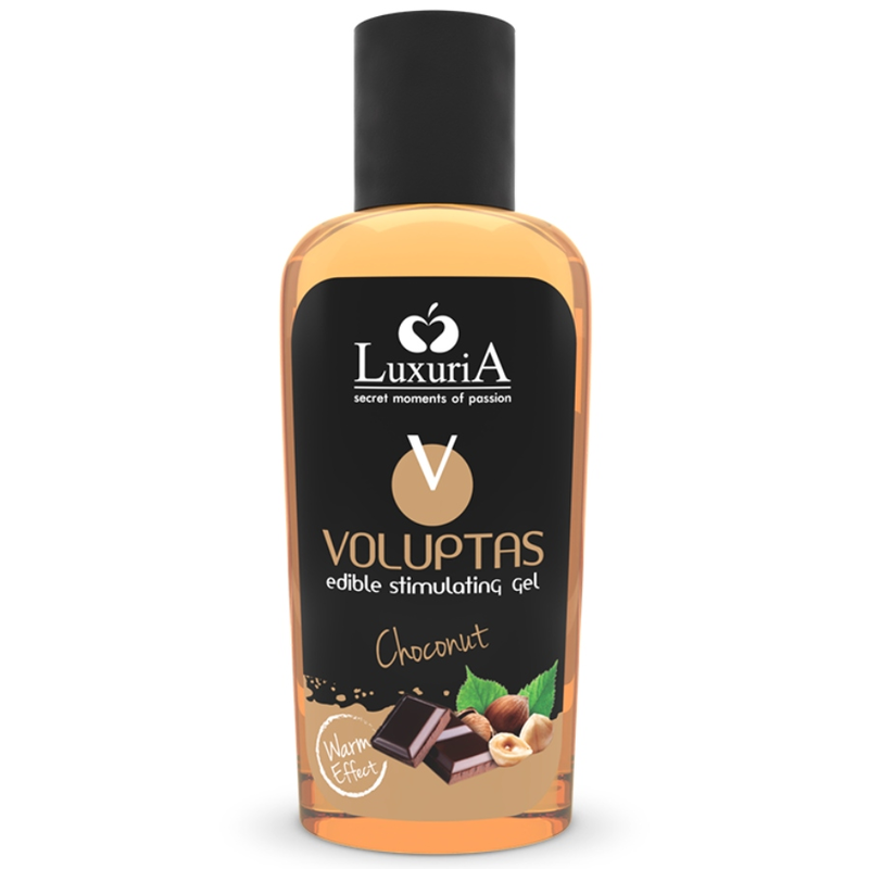 INTIMATELINE LUXURIA – VOLUPTAS GEL DA MASSAGGIO ALIMENTARE EFFETTO RISCALDANTE – CIOCCOLATO 100 ML
