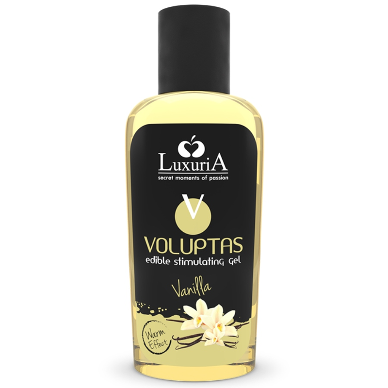 INTIMATELINE LUXURIA – VOLUPTAS GEL DA MASSAGGIO ALIMENTARE EFFETTO RISCALDANTE – VANIGLIA 100 ML