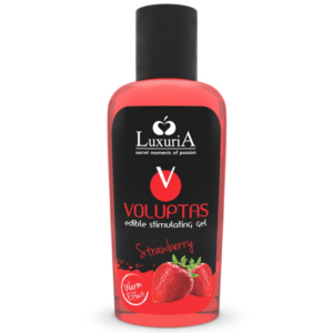 INTIMATELINE LUXURIA – VOLUPTAS GEL DA MASSAGGIO ALIMENTARE EFFETTO RISCALDANTE – FRAGOLA 100 ML