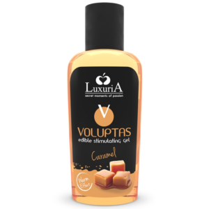 INTIMATELINE LUXURIA – VOLUPTAS GEL DA MASSAGGIO ALIMENTARE EFFETTO RISCALDANTE – CARAMEL 100 ML