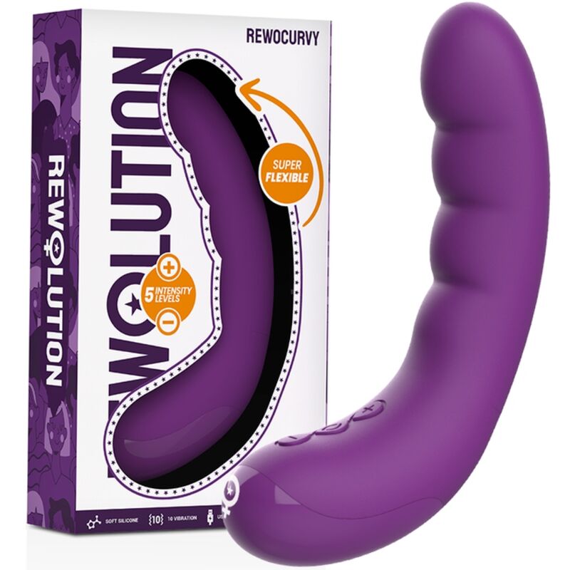 REWOLUTION – VIBRATORE FLESSIBILE RICARICABILE REWOCURVY REWOLUTION – VIBRATORE FLESSIBILE RICARICABILE REWOCURVY