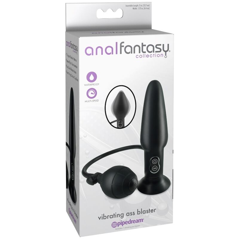 ANAL FANTASY - VIBRATORE GONFIABILE PLUG - immagine 4