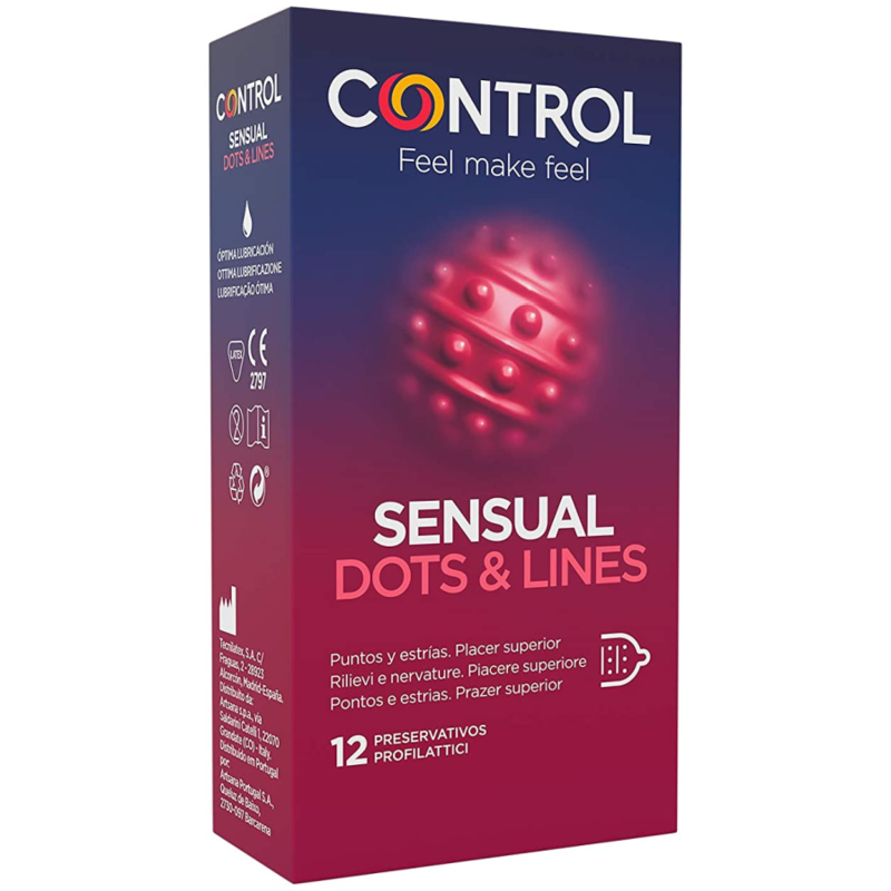 CONTROL – PUNTI E LINEE SENSUALI PUNTI E SMAGLIATURE 12 UNITÀ