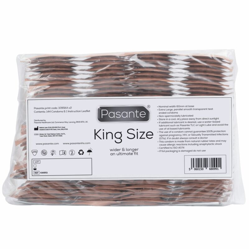 PASANTE – PRESERVATIVI KING SIZE BAG 144 UNIT