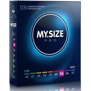 MY SIZE – PRO PRESERVATIVI 64 MM 3 UNIT