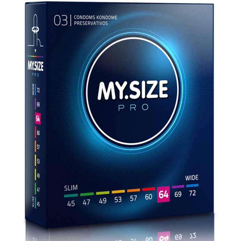 MY SIZE – PRO PRESERVATIVI 64 MM 3 UNIT