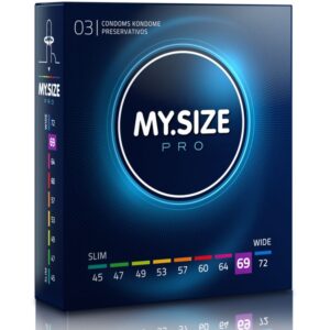 MY SIZE – PRO PRESERVATIVI 69 MM 3 UNIT