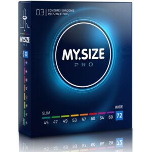 MY SIZE – PRO PRESERVATIVI 72 MM 3 UNIT