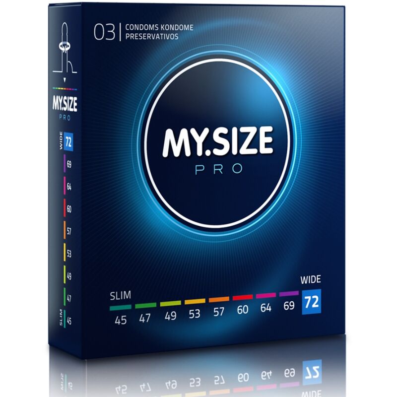MY SIZE – PRO PRESERVATIVI 72 MM 3 UNIT