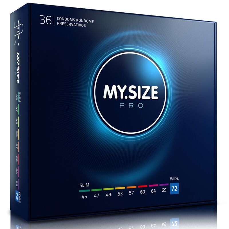 MY SIZE – PRO PRESERVATIVI 72 MM 36 UNIT