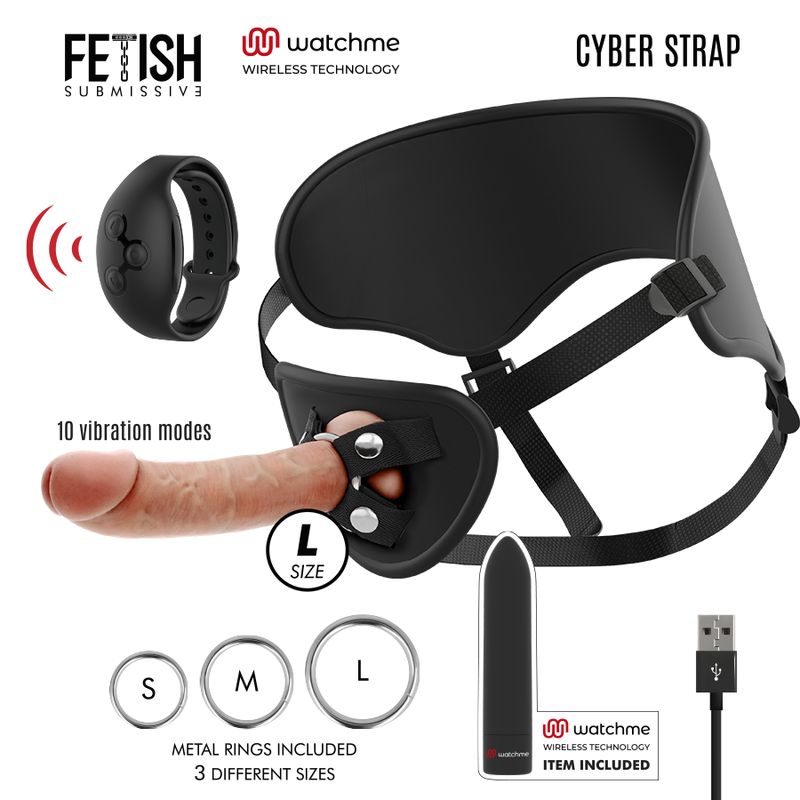 FETISH SUBMISSIVE CYBER STRAP – IMBRAGATURA CON DILDO E TELECOMANDO BULLET TECNOLOGIA WATCHME L FETISH SUBMISSIVE CYBER STRAP – IMBRAGATURA CON DILDO E TELECOMANDO BULLET TECNOLOGIA WATCHME L