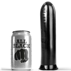 ALL BLACK – DILDO NERO 19 CM