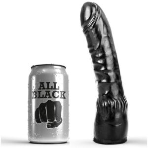 ALL BLACK – DILDO NERO REALISTICO 20 CM