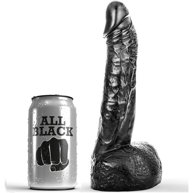 ALL BLACK – DILDO CON PUGNO 20 CM