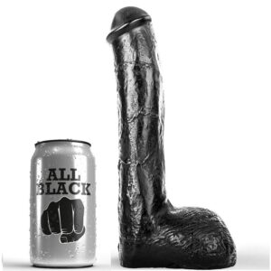 ALL BLACK – PENE ANALE REALISTICO 23 CM