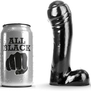 ALL BLACK – DILDO NERO 15 CM