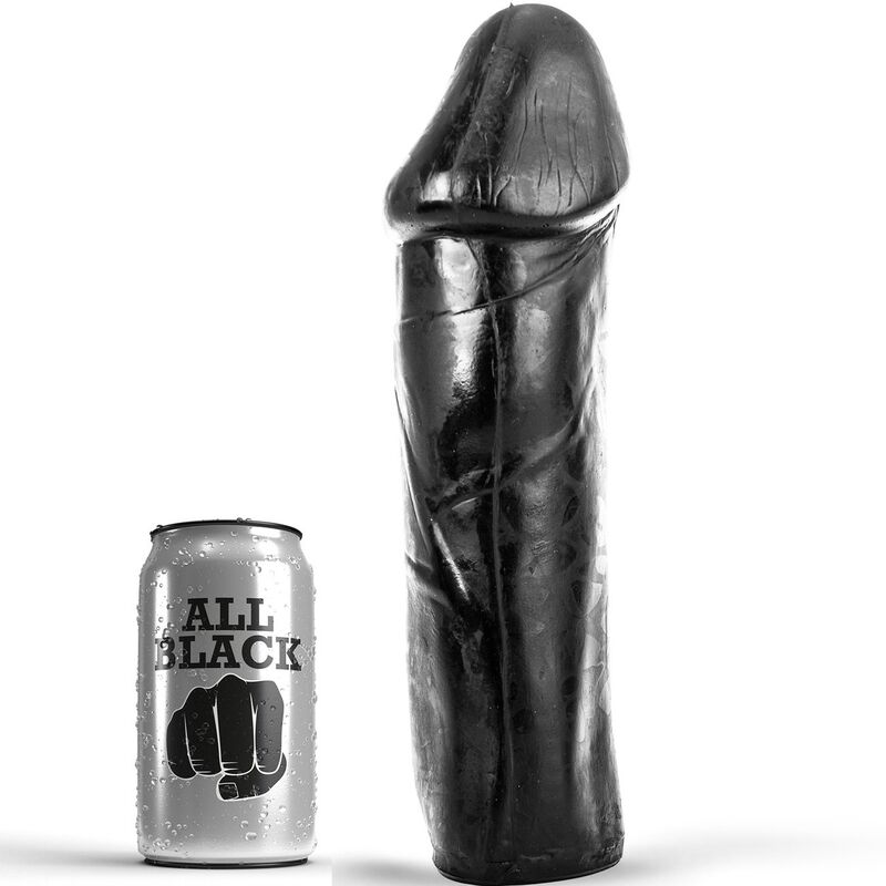 ALL BLACK – DONG 28 CM SENZA TESTICOLI