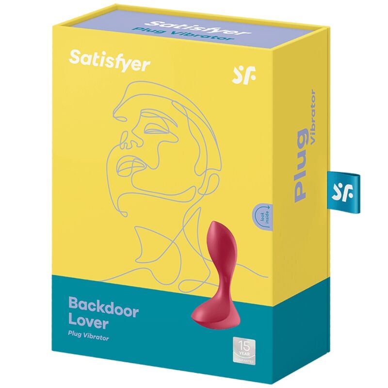 SATISFYER - SPINA VIBRANTE BACKDOOR LOVER ROSSO - immagine 2