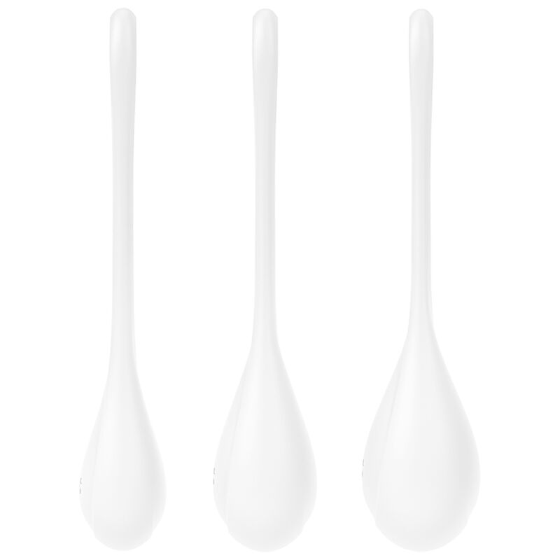 SATISFYER - SET DA ALLENAMENTO YONI POWER 1 BIANCO - immagine 3