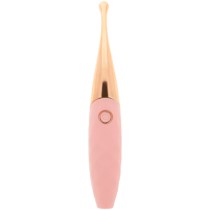 OHMAMA - STIMOLATORE CLITORIDE RICARICABILE 36 MODALITÀ ROSA-ORO ROSA - immagine 3