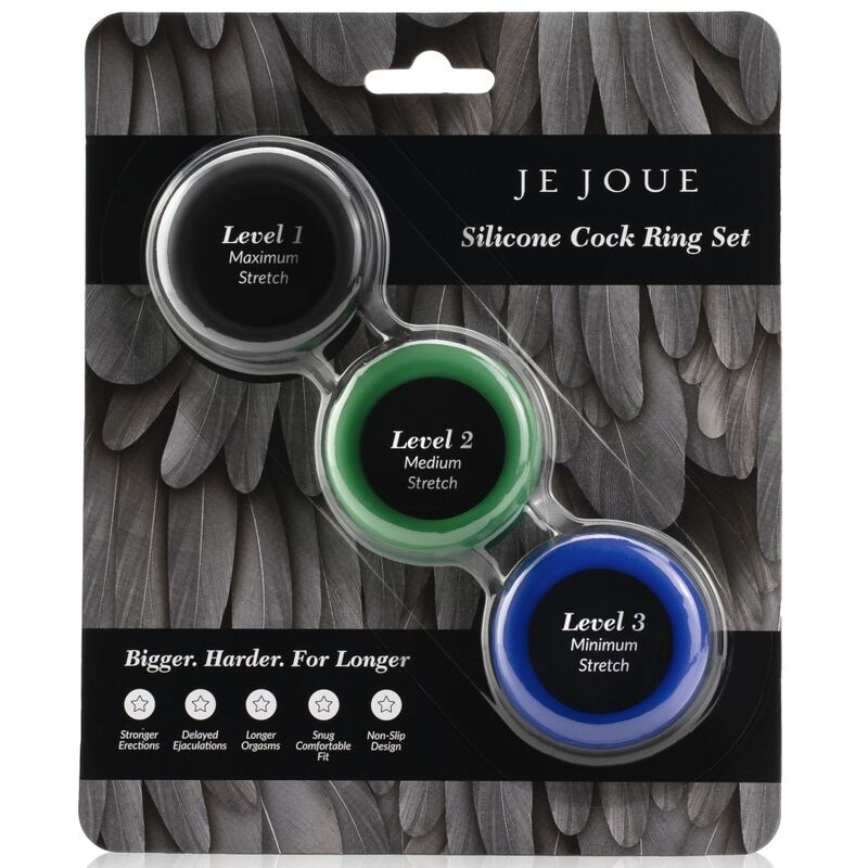JE JOUE - SET IN SILICONE ANELLI PER PENE IN SILICONE - immagine 2