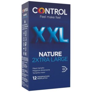 CONTROL – NATURE 2XTRA LARGE PRESERVATIVOS XXL 12 UNIDADES