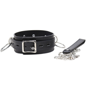 OHMAMA FETISH – COLLANA DI SOTTOMISSIONE CON 3 ANELLI