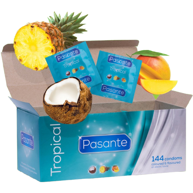 PASANTE – PRESERVATIVI SAPORI TROPICALI 144 UNIT