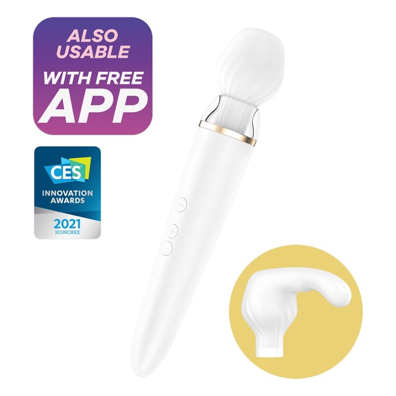 SATISFYER – APP DOUBLE WANDER BIANCO