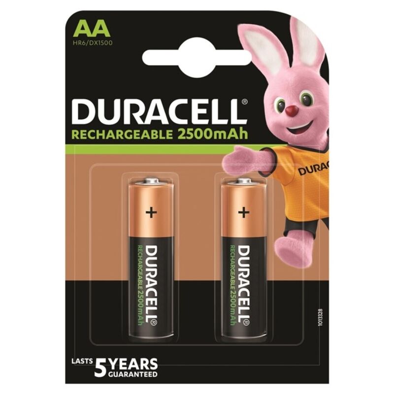 DURACELL – BATTERIA RICARICABILE HR6 AA 2500mAh 2 UNIT DURACELL – BATTERIA RICARICABILE HR6 AA 2500mAh 2 UNIT