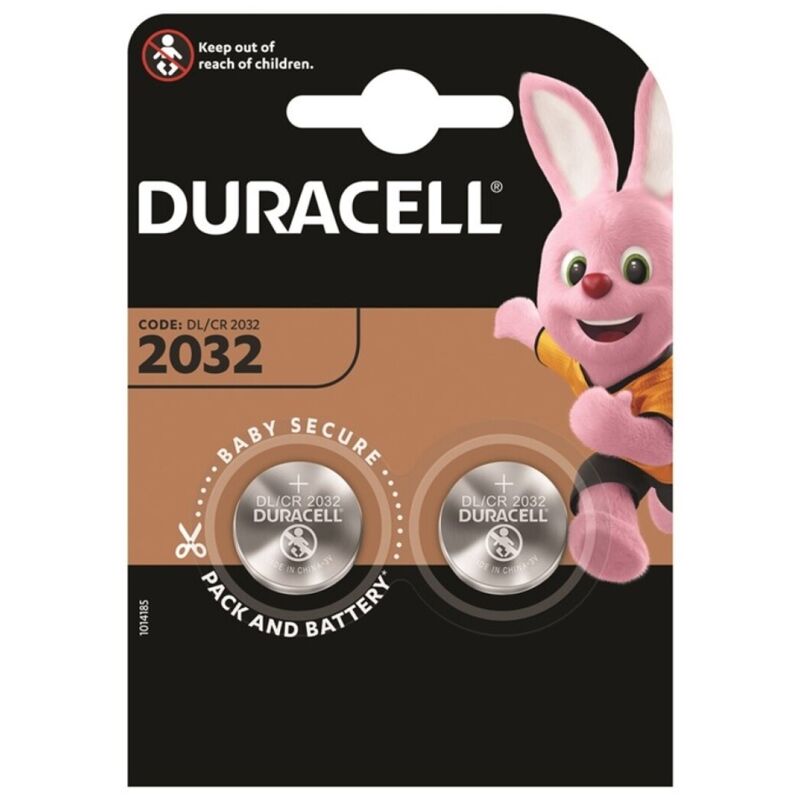 DURACELL – BATTERIA BOTTONE LITIO CR2032 3V 2 UNIT DURACELL – BATTERIA BOTTONE LITIO CR2032 3V 2 UNIT