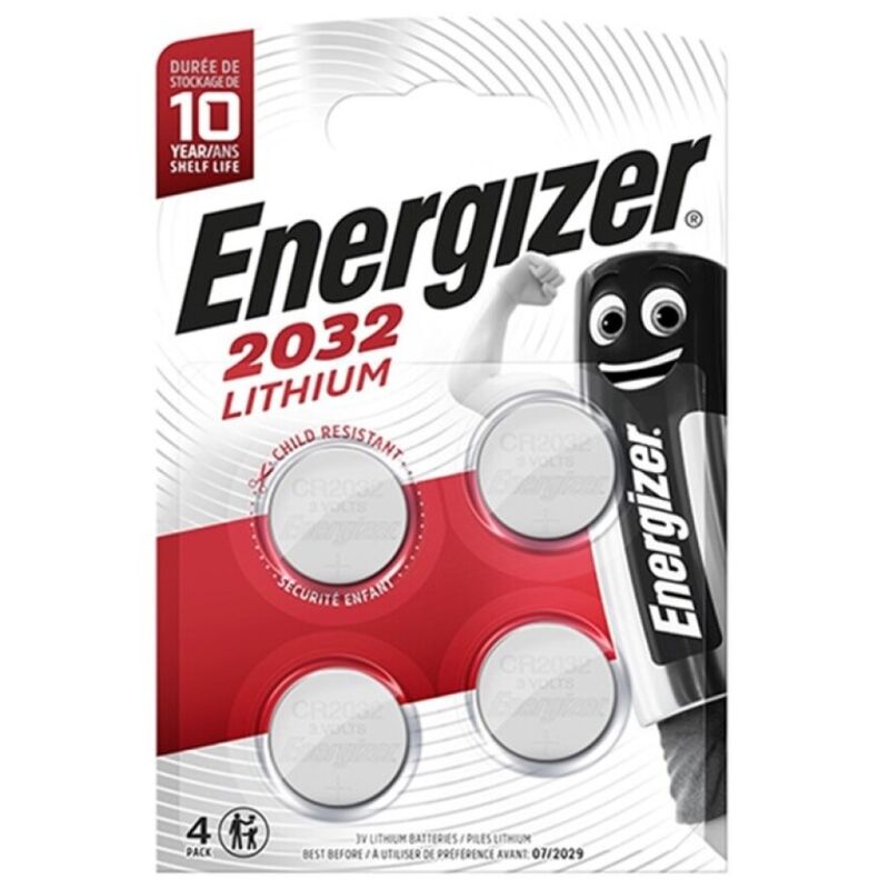 ENERGIZER – BATTERIA LITIO A TASTO CR2032 3V 4 UNIT ENERGIZER – BATTERIA LITIO A TASTO CR2032 3V 4 UNIT