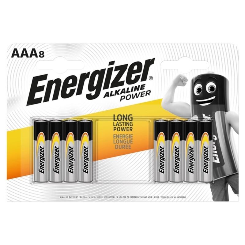ENERGIZER – BATTERIA ALCALINA POTENZA AAA LR03 8 UNIT ENERGIZER – BATTERIA ALCALINA POTENZA AAA LR03 8 UNIT