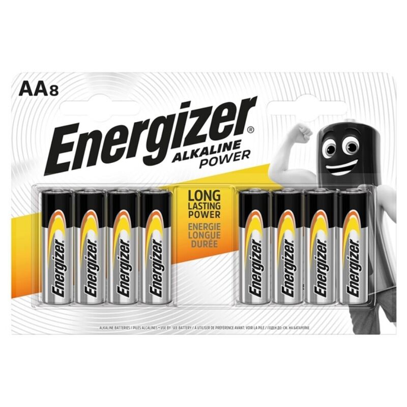 ENERGIZER – POWER BATTERIA ALCALINA AA LR6 8 UNIT