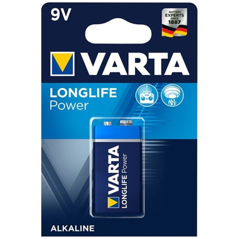 VARTA – LONGLIFE POWER BATTERIA ALCALINA 9V LR61 1 UNITÀ