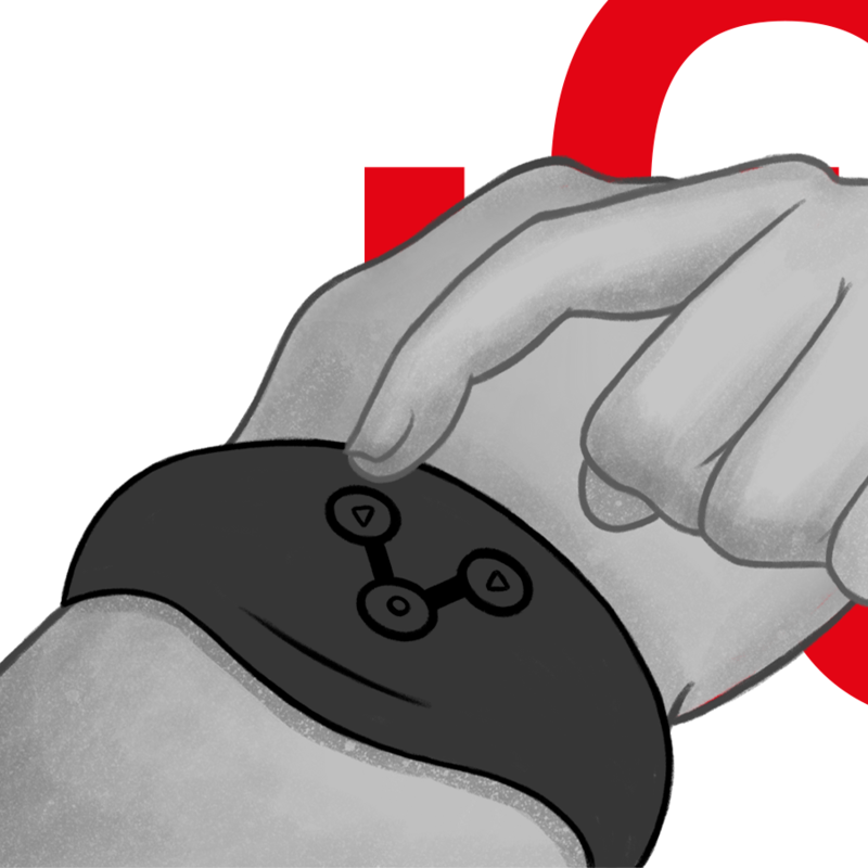 WATCHME - OROLOGIO CON TECNOLOGIA WIRELESS NERO GETTO - immagine 2