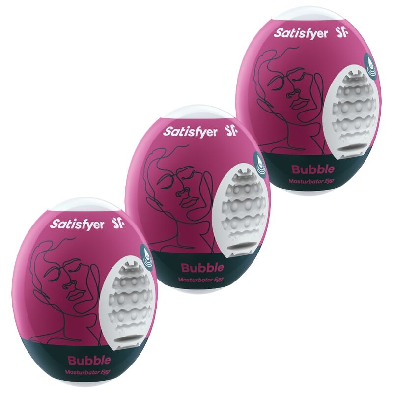 SATISFYER – 3 UOVA MASTURBATORI BUBBLE