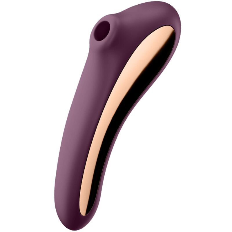 SATISFYER – VIBRATORE DUAL KISS AIR PULSE ROSSO VINO