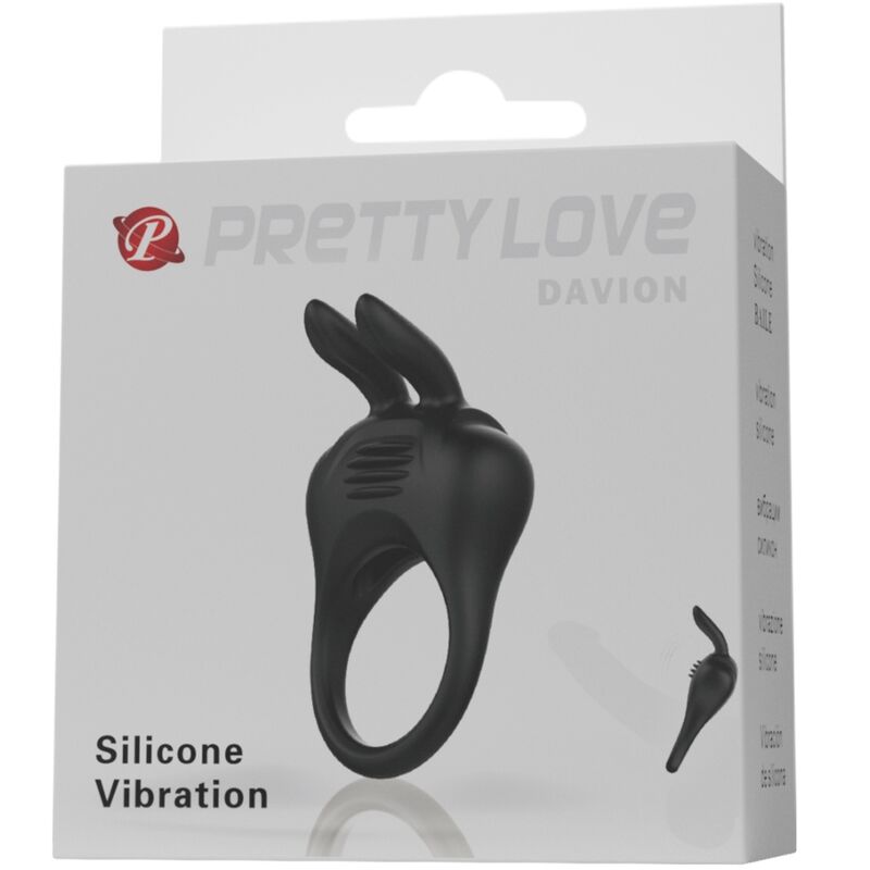 PRETTY LOVE - ANELLO VIBRATORE CONIGLIO DAVION - immagine 4
