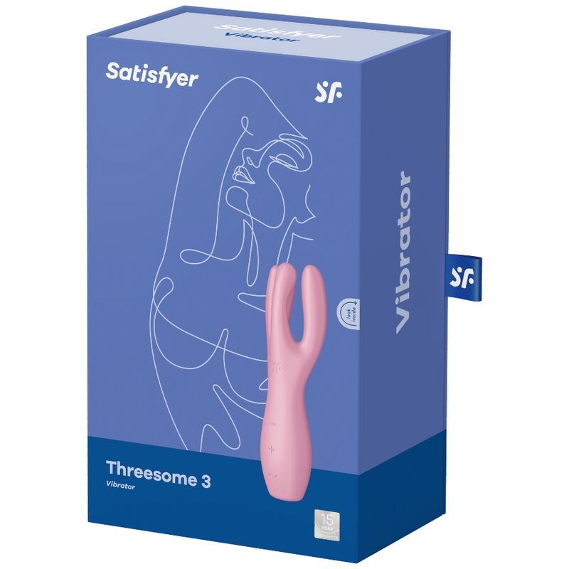 VIBRATORE SATISFYER THREESOME 3 - ROSA - immagine 4