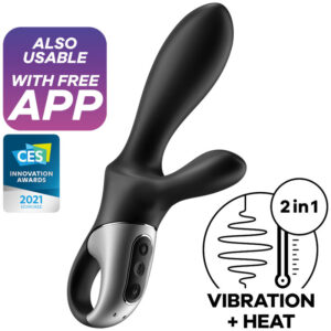 SATISFYER – HEAT CLIMAX+ APP VIBRATORE ANALE NERO