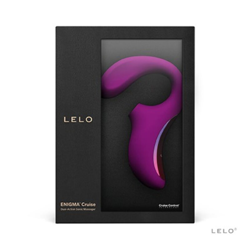 LELO - ENIGMA CRUISE MASSAGGIATORE SONICO A DOPPIA STIMOLAZIONE DEEP ROSE - immagine 4