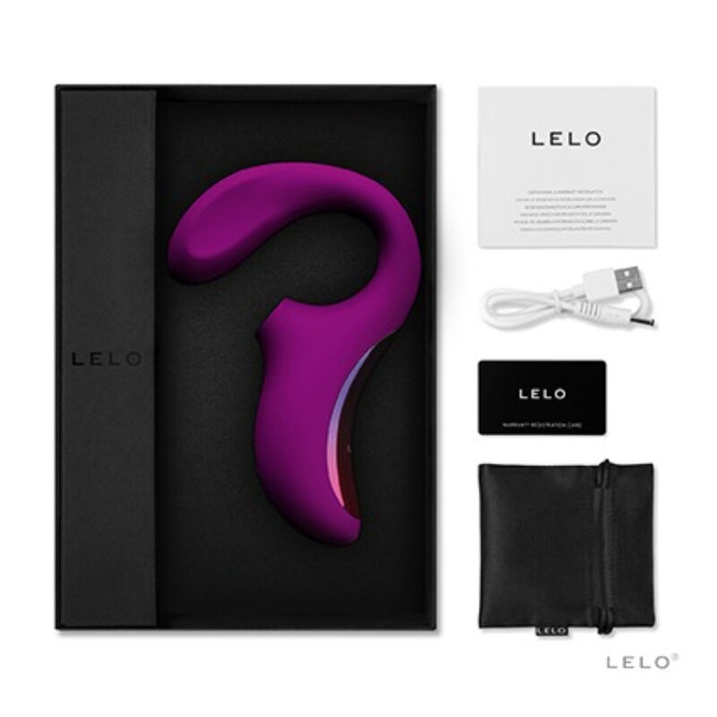 LELO - ENIGMA CRUISE MASSAGGIATORE SONICO A DOPPIA STIMOLAZIONE DEEP ROSE - immagine 2