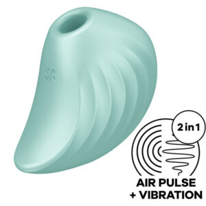 STIMOLATORE E VIBRATORE SATISFYER PEARL DIVER – VERDE