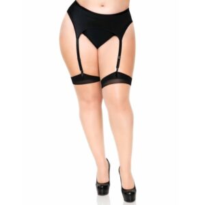LEG AVENUE – COSTUME IN LYCRA 2 TONI CON CUCITURA POSTERIORE E TACCO CUBANO