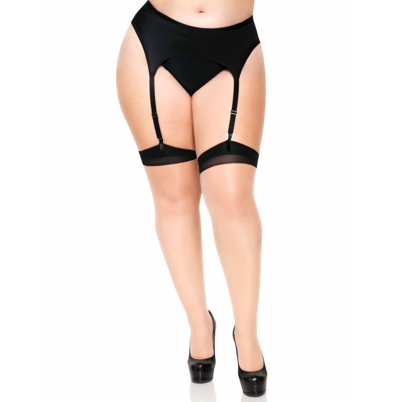 LEG AVENUE – COSTUME IN LYCRA 2 TONI CON CUCITURA POSTERIORE E TACCO CUBANO