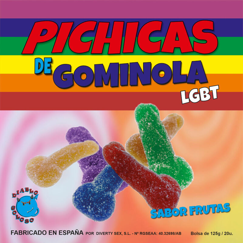 PRIDE – FRUTTI DEL PENE GOMMOSI CON ZUCCHERO LGBT