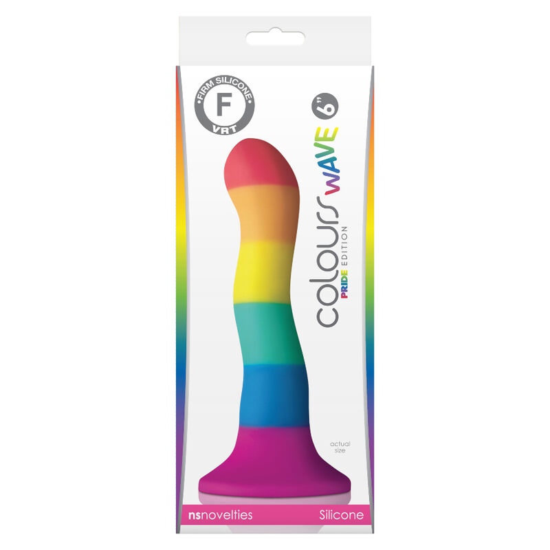 PRIDE - BANDIERA LGBT DILDO WAVE 17 CM - immagine 2